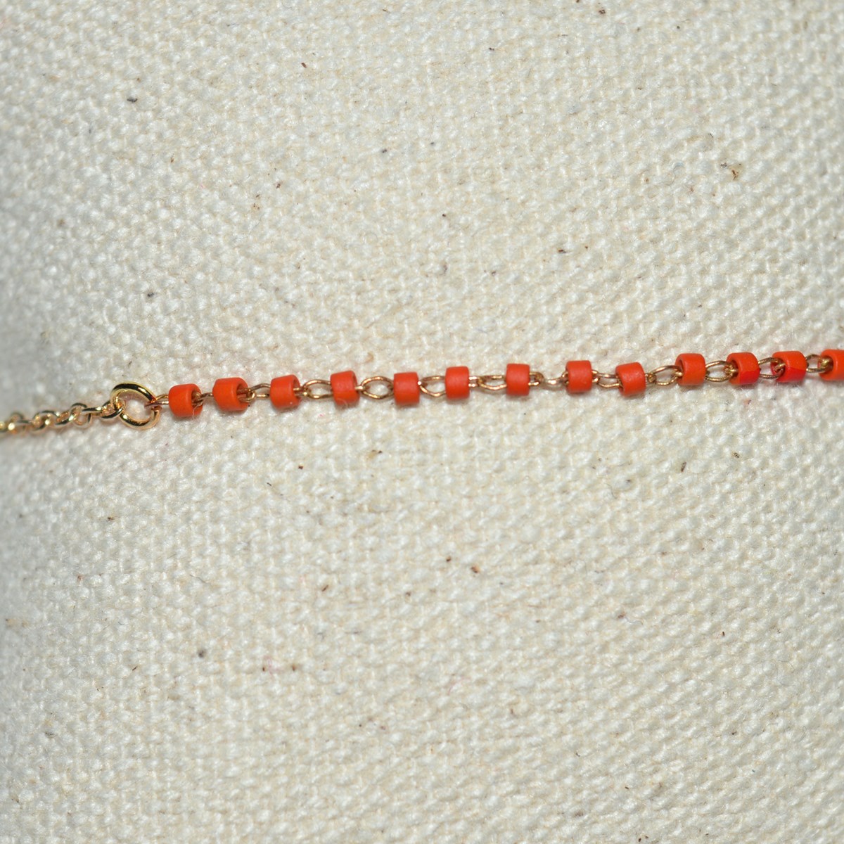 Bracelet chaîne miyuki-Doré à l'or fin