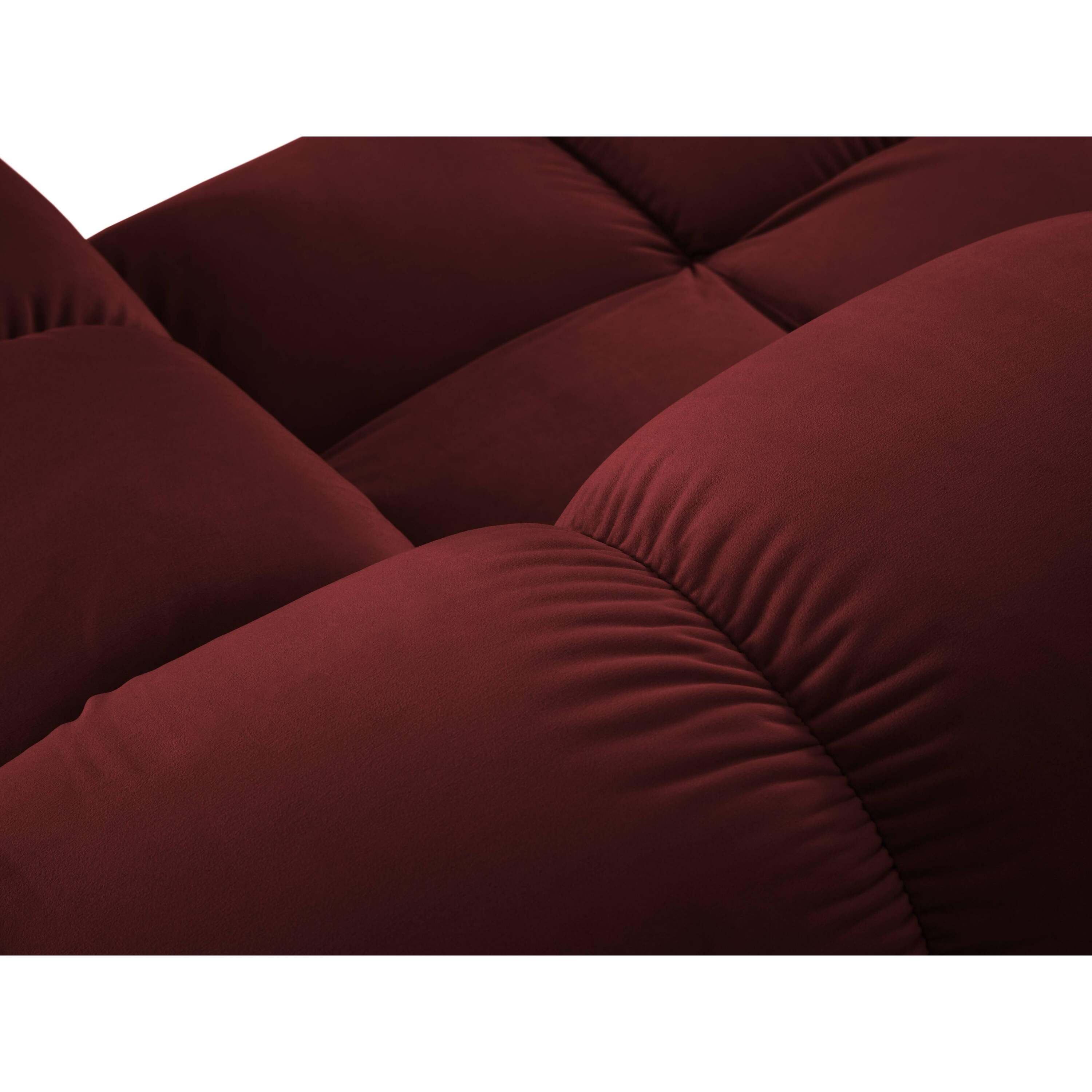 Milo Casa Tropea Modulaire 2-zitsbank - Bordeauxrood