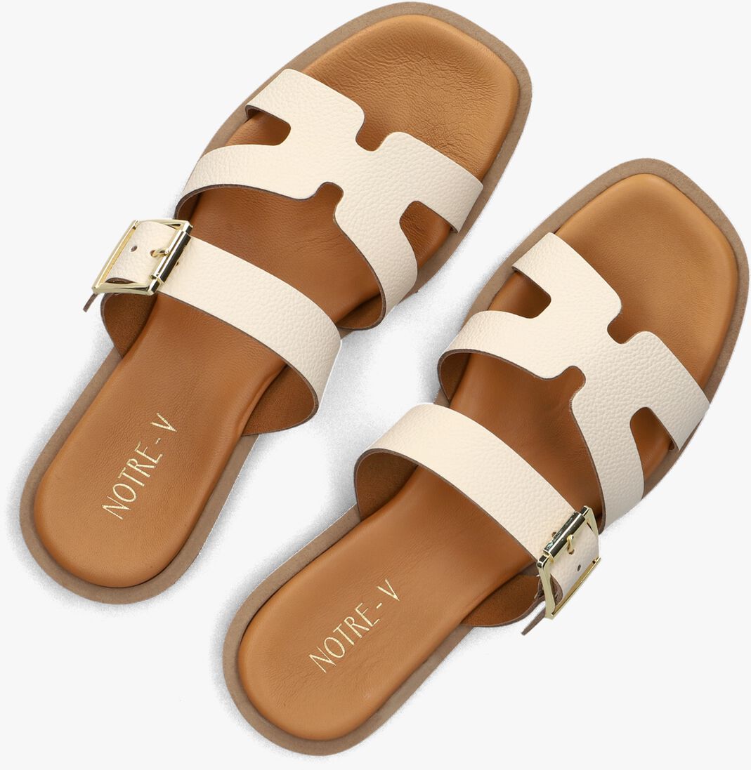 witte notre-v slippers 227226