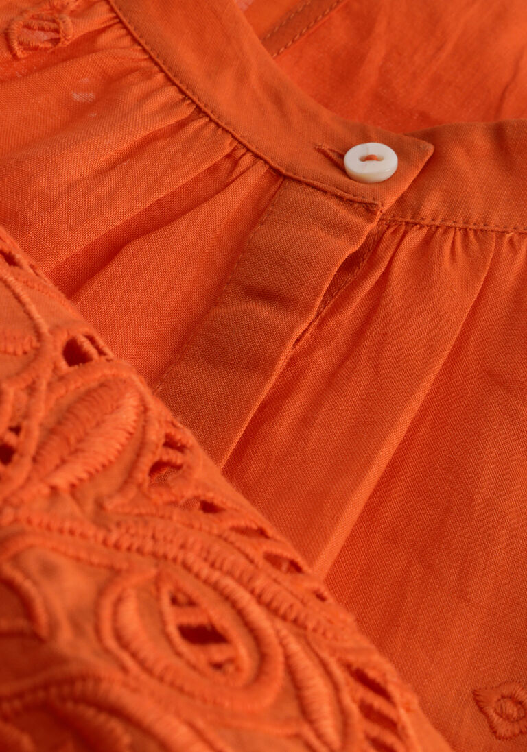 SCARLETT POPPIES oranje scarlett poppies mini jurk sunshine babe short