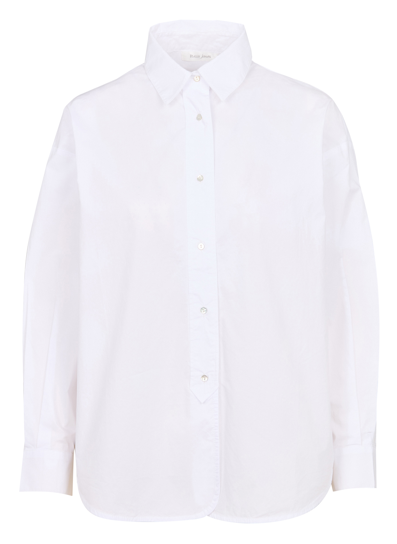 LAVE - Chemise oversize en coton | Blanc