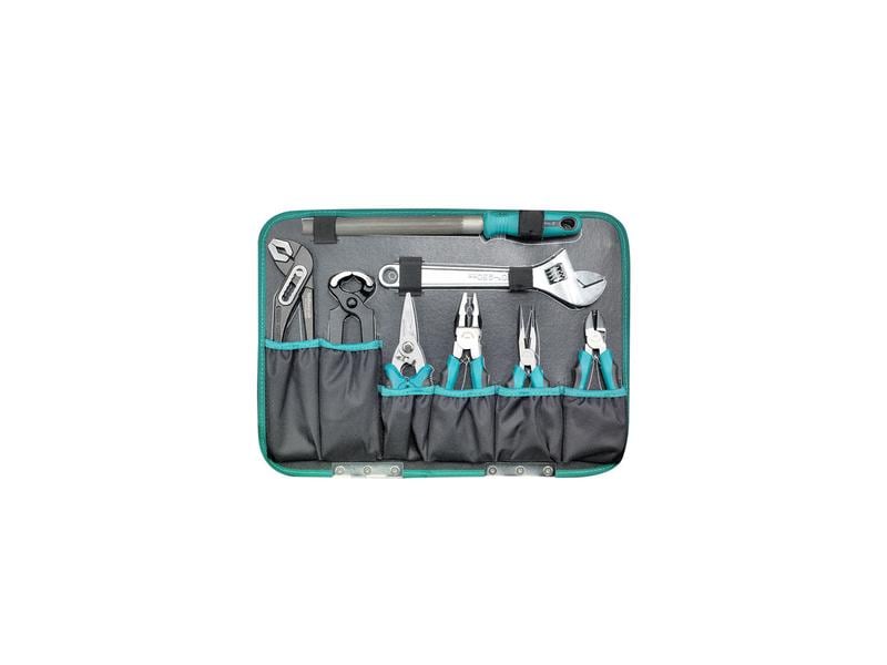 Technocraft Werkzeugkoffer Pro Chrome PB Swiss Tools 152-te ABS-Werkzeugkoffer für den Profi mit PB SWISSGRIP Schraubenzieher