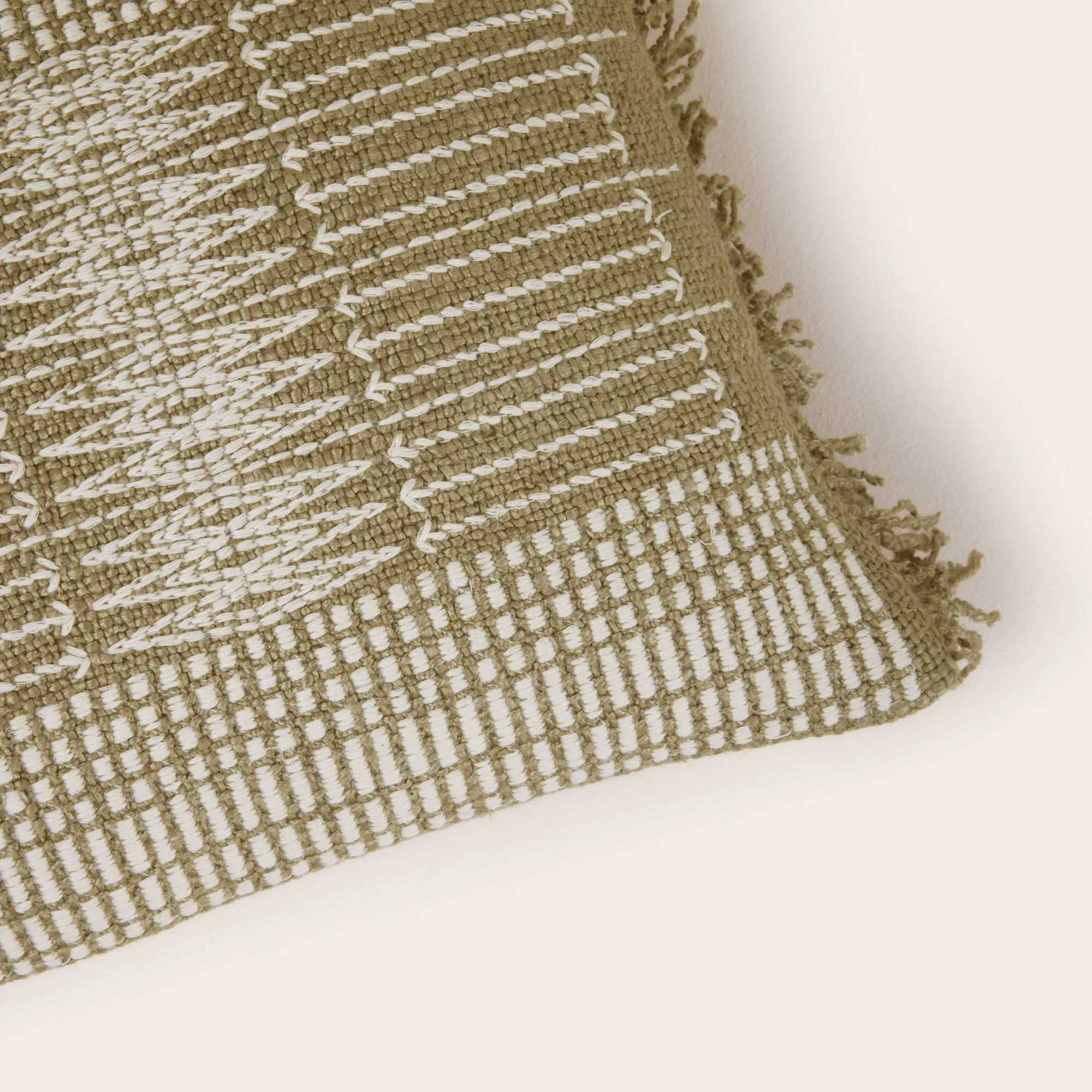 MELKI - Housse de coussin | Vert