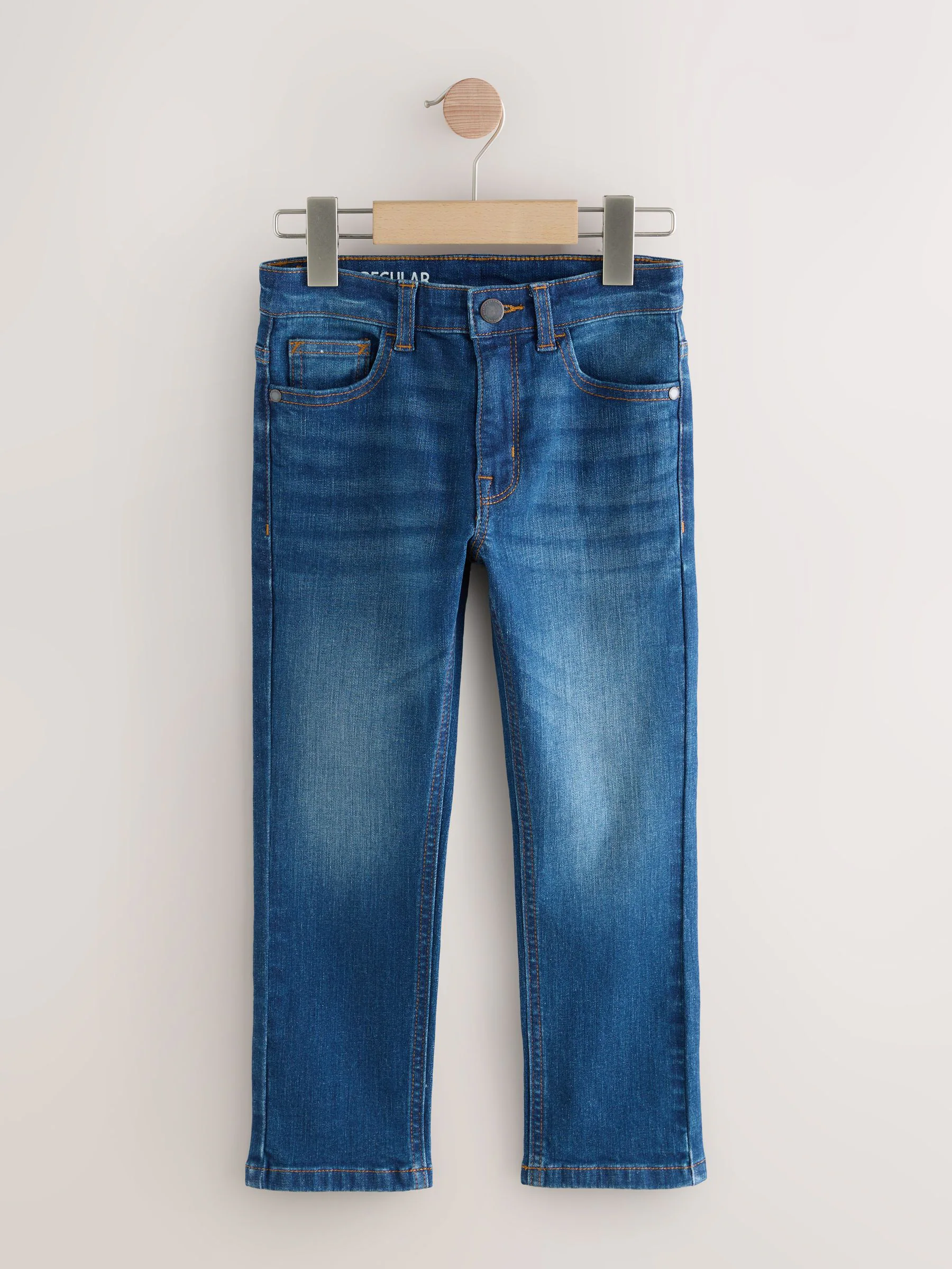 Blauw - Stretchjeans (3-17jr)