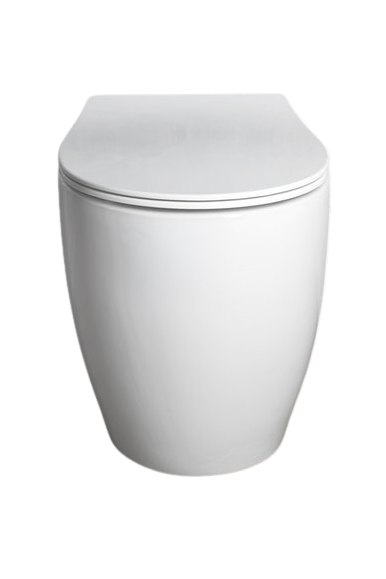 Isvea Sentimenti staande toiletpot randloos 52x36cm wit glans