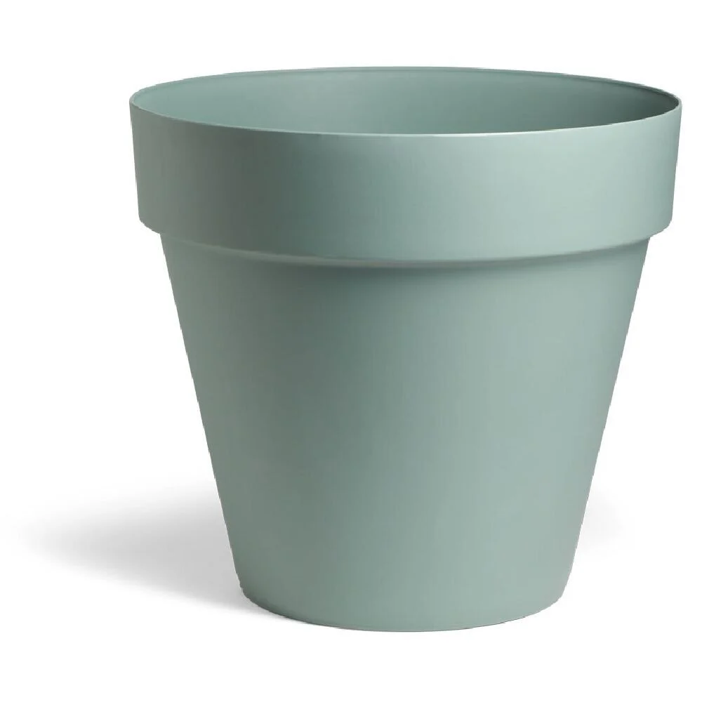 Cache pot plastique vert 23 L Ø37xH34cm
