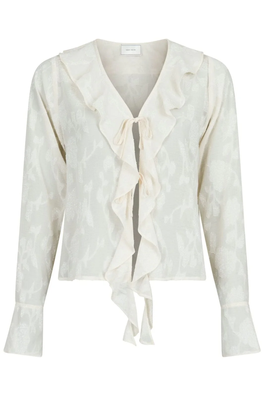 Neo Noir Anika Burnout Blouse off white