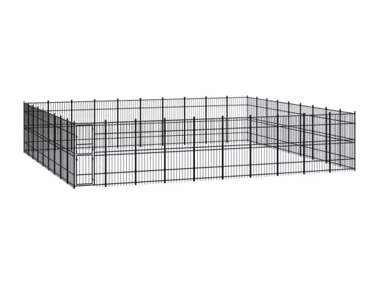Chenil cage enclos pac noire 960 x 864 x 200 cm 02_0041885