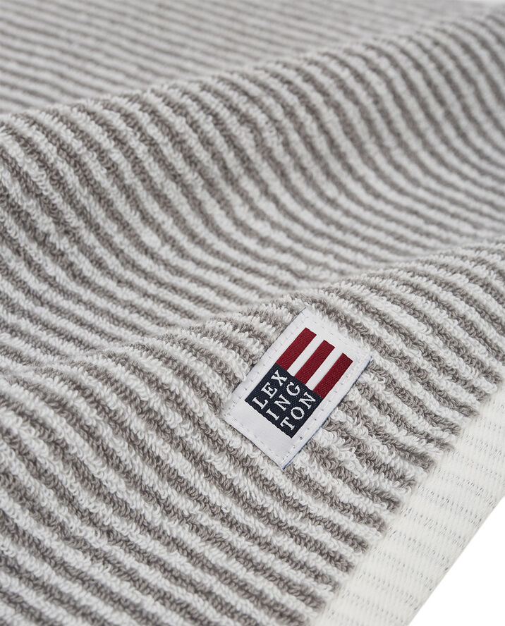 Lexington Original Towel White/Gray Striped White/gray striped