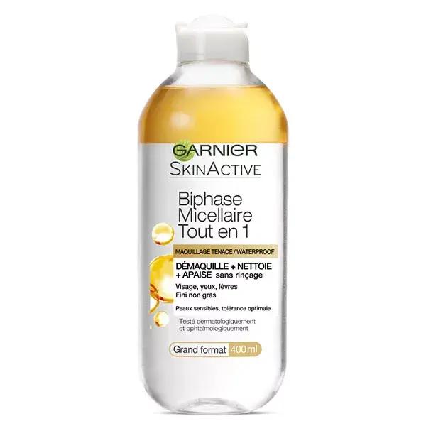 Garnier SkinActive Micelar Bifásica Tudo-em-Um 400ml