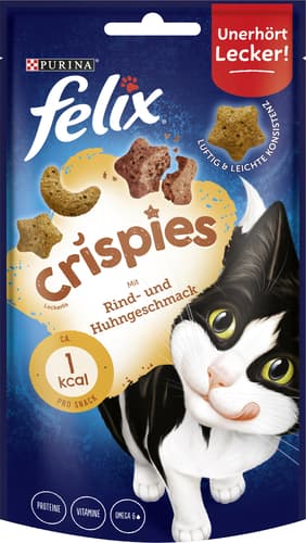 Felix Crispies Leckerlis mit Rind- und Huhngeschmack
