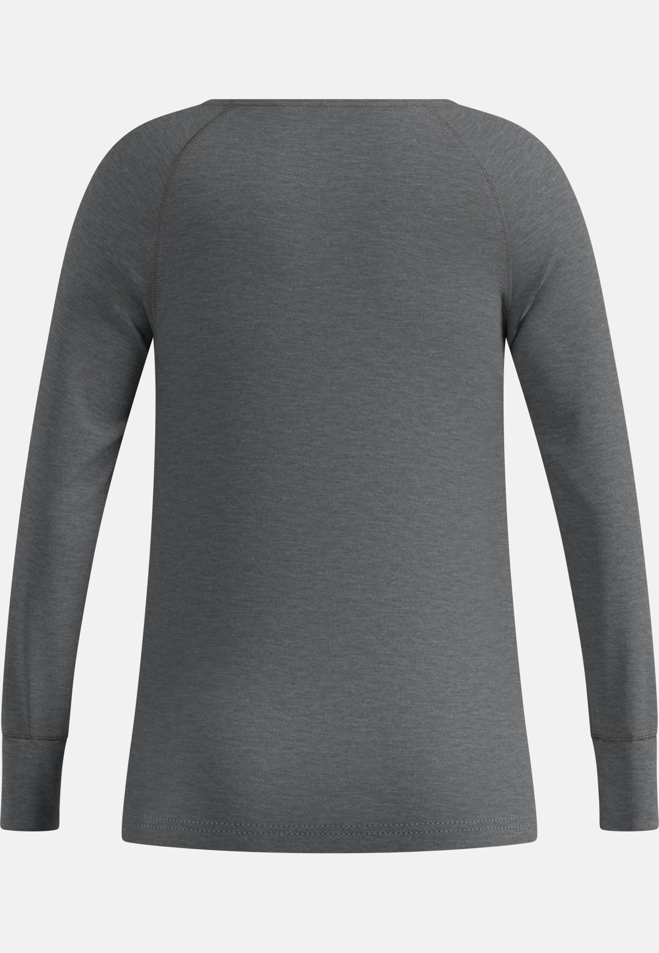 Active Warm Kids Base Layer Oberteil in odlo steel grey melange