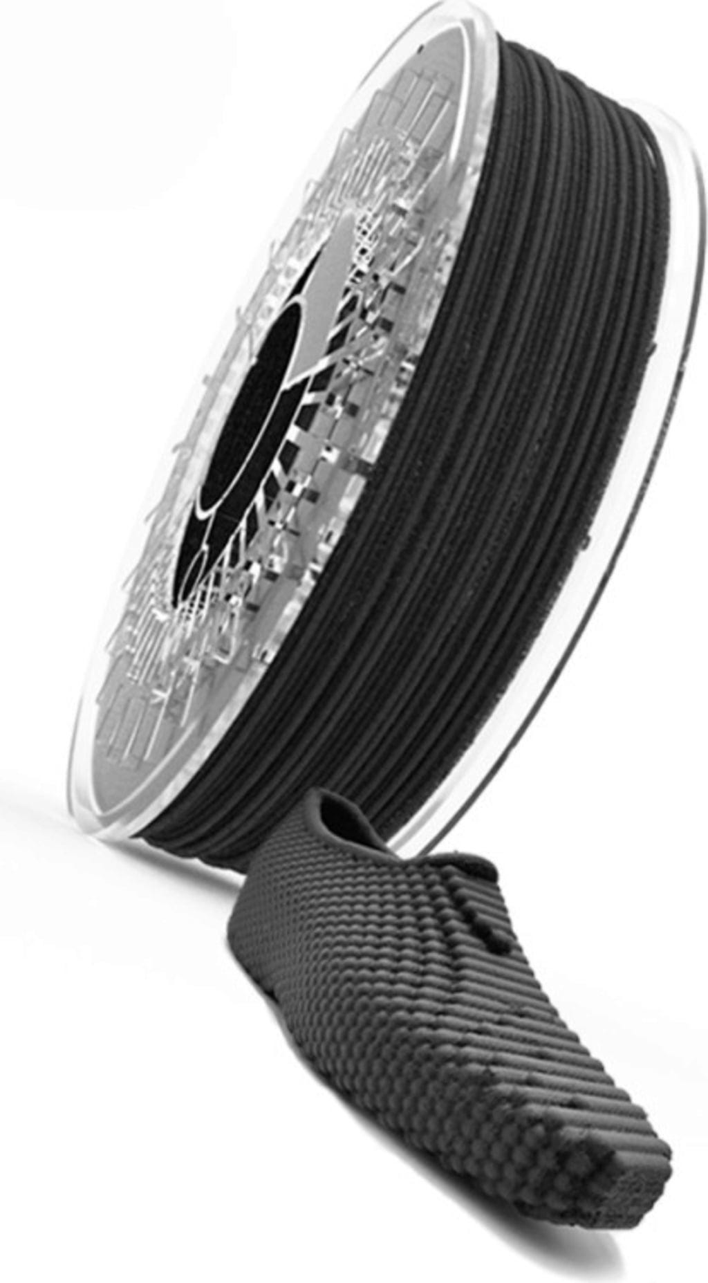 Recreus  Filaflex Foamy Black, 1,75 mm / 600 g    Flexibles TPU-Filament mit dynamischer Schaumtechnologie