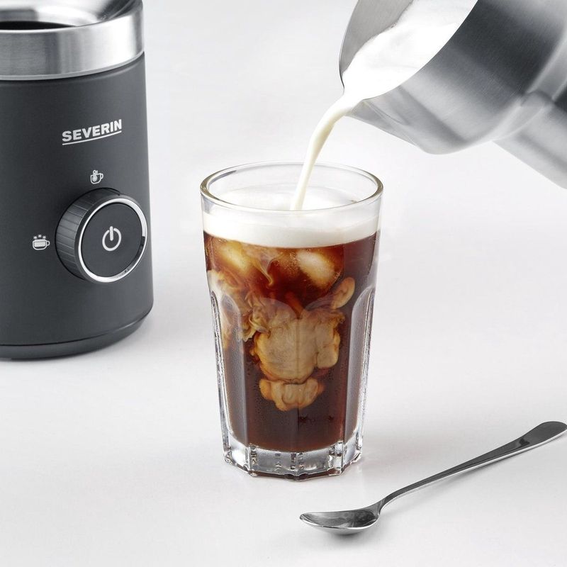 Severin - SM 3585 - Melkopschuimer - Zilver/Zwart - Inductietechniek - 500ml