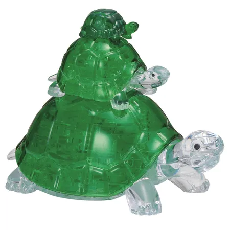 HCM Kinzel Crystal Puzzle - Schildkröten, 37 Teile