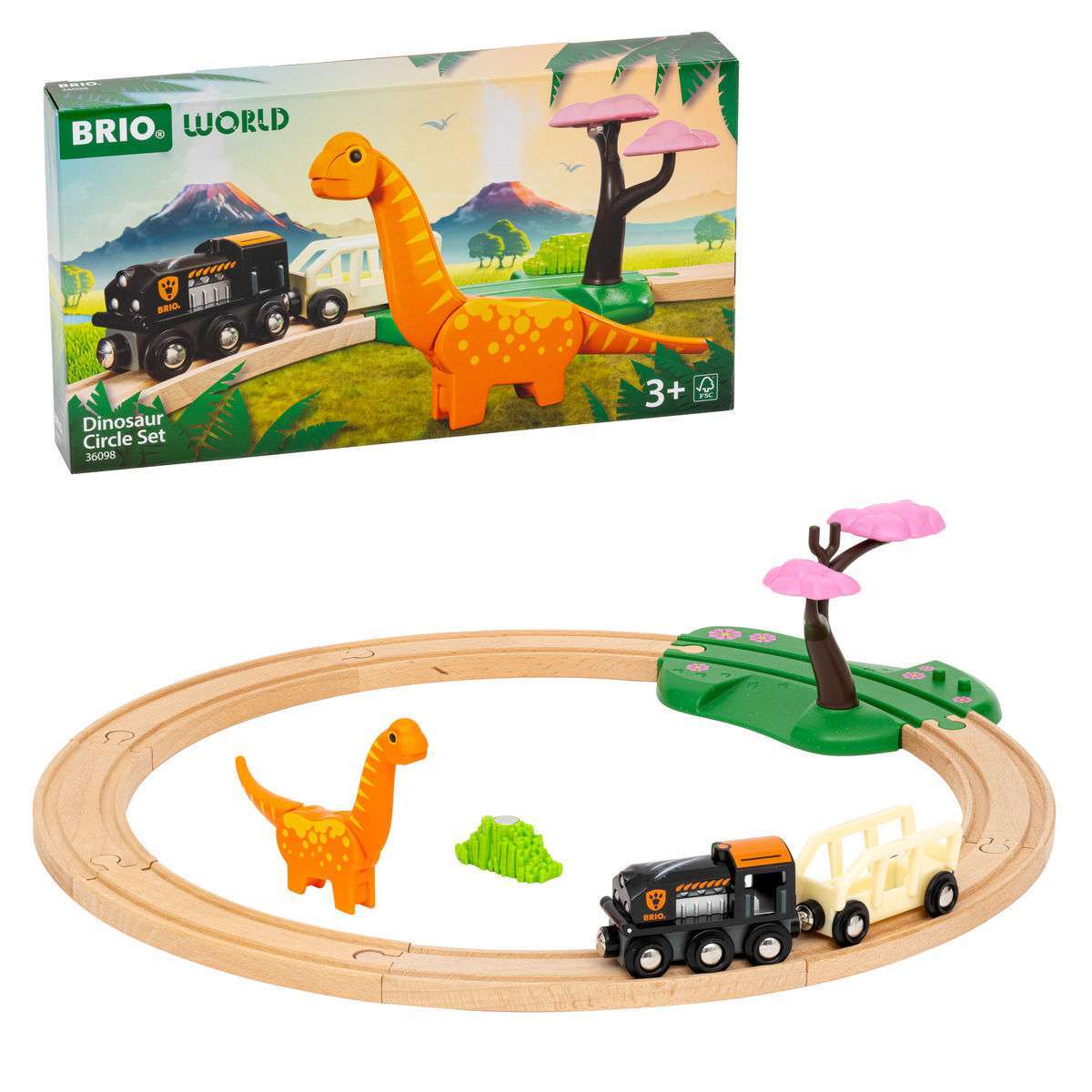 BRIO Spiel Dinosaurier Bahn Set