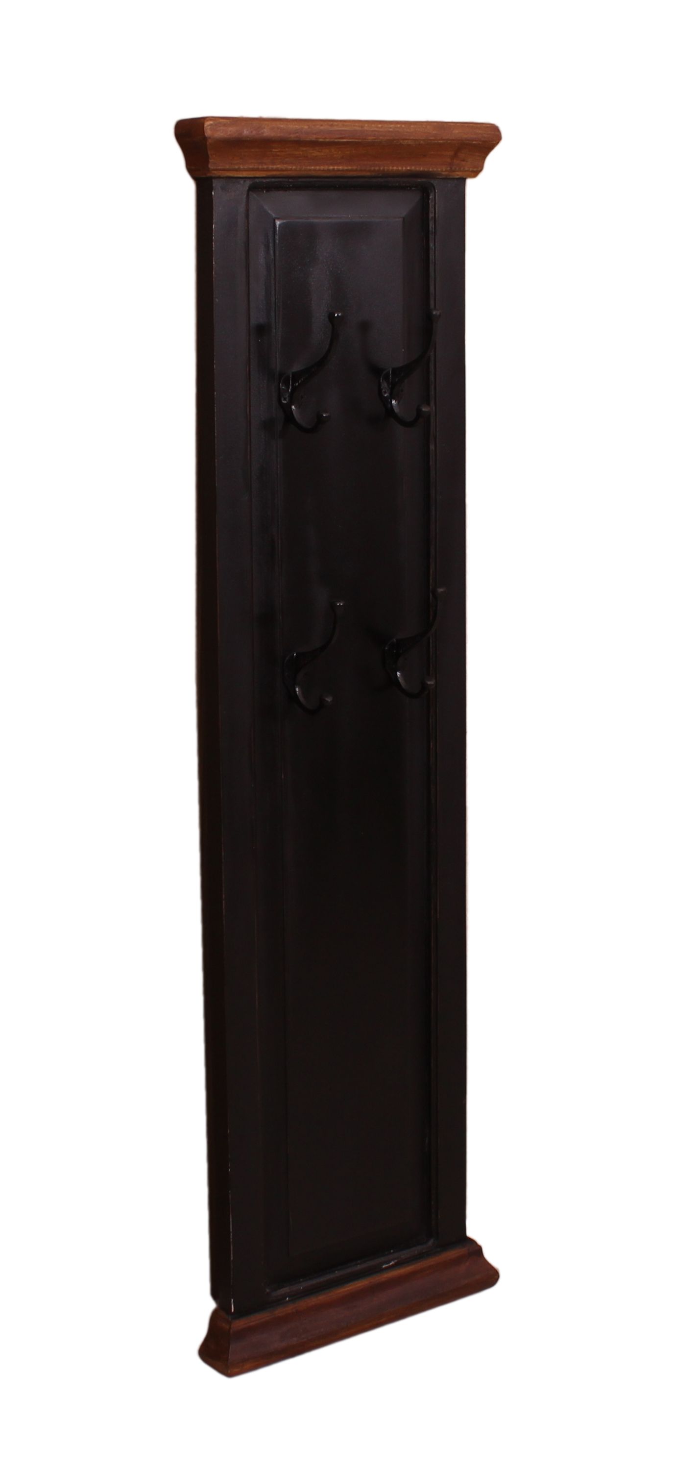 Garderobenpaneel Corsica Mangoholz Haken Wandgarderobe Flur Garderobe Wandpaneel