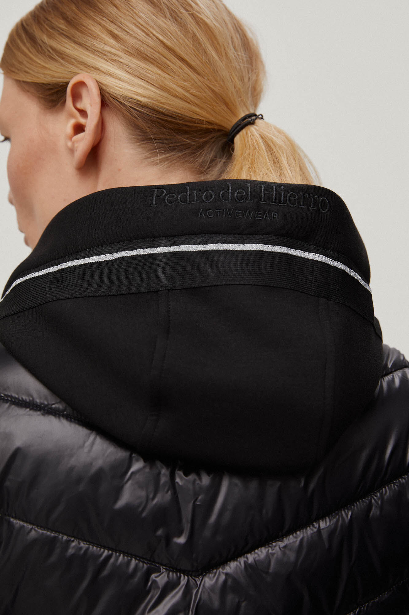 Parka combinada capucha - Negro