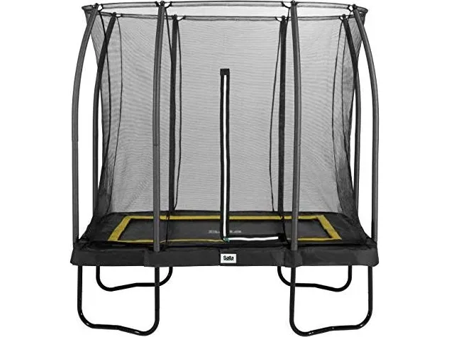 Salta Trampolin Comfort Edition rektangulær 305x214 cm, sort inkl. sikkerhedsnet (805-602)