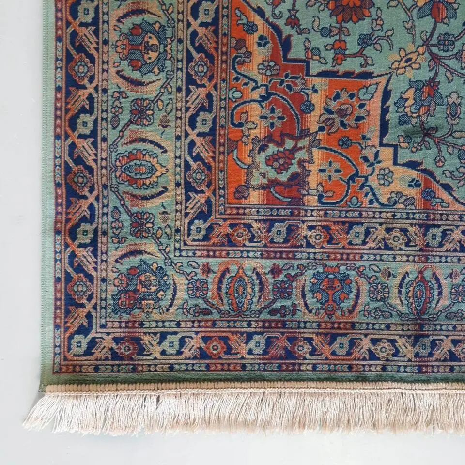 Tier Vloerkleed Manami - Groen - Viscose - 160 x 230cm