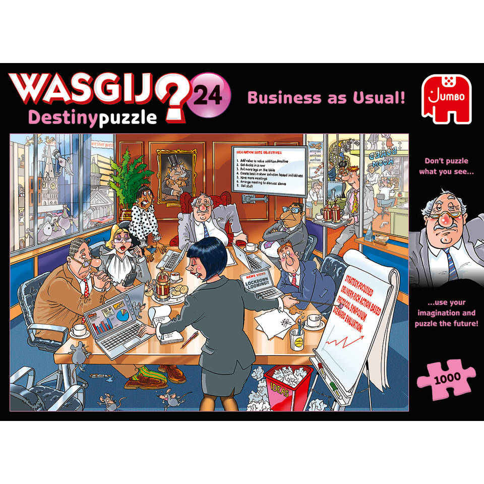 Jumbo Wasgij Destiny 24 puzzel Business as Usual - 1000 stukjes