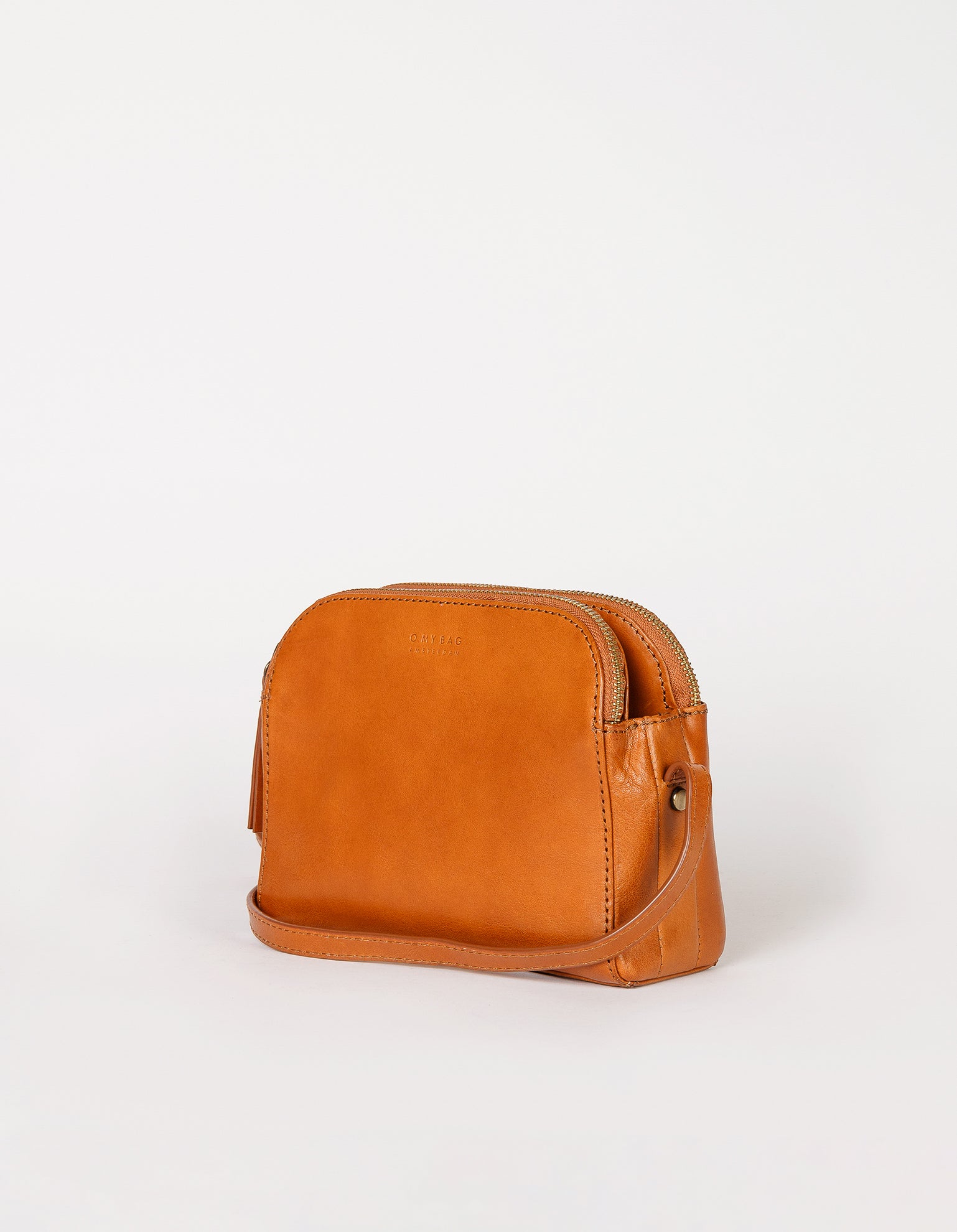 Emily - Leather Strap - Cognac Stromboli Leather