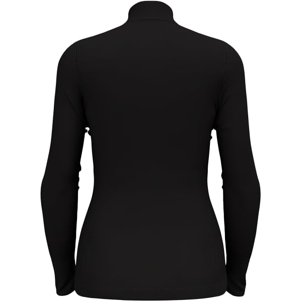 T-shirt thermique ODLO MERINO 260 BL TOP TURTLE NECK L/S HALF ZIP W BLACK