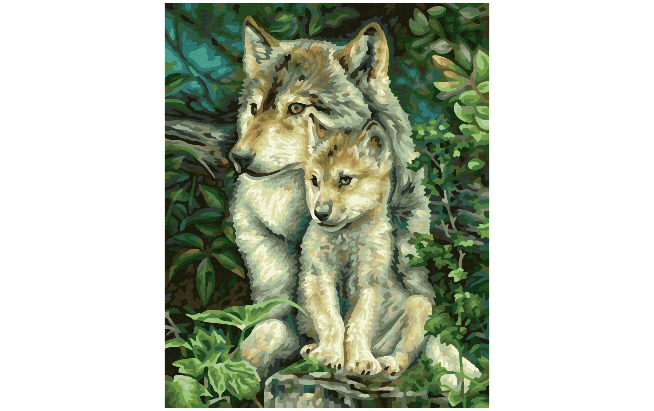 Schipper Malen nach Zahlen »Wolfsmutter«