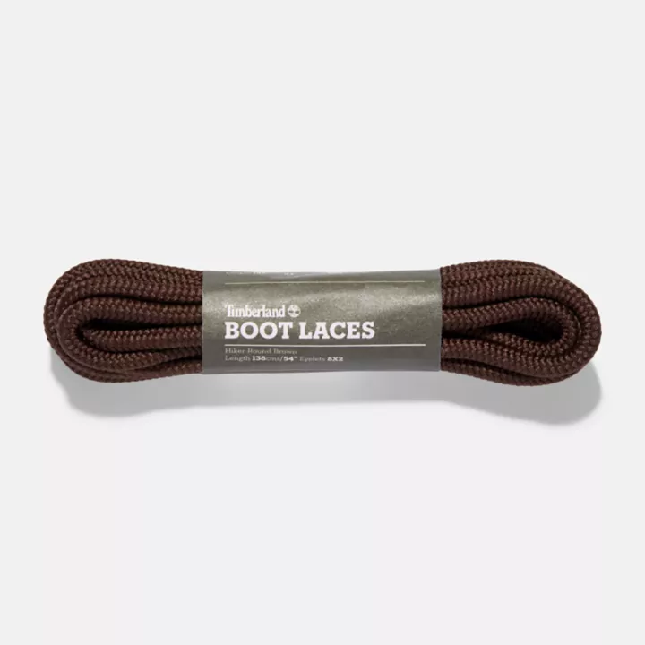 Lacets de rechange ronds pour chaussures de randonnée 137 cm (54 pouces) en marron