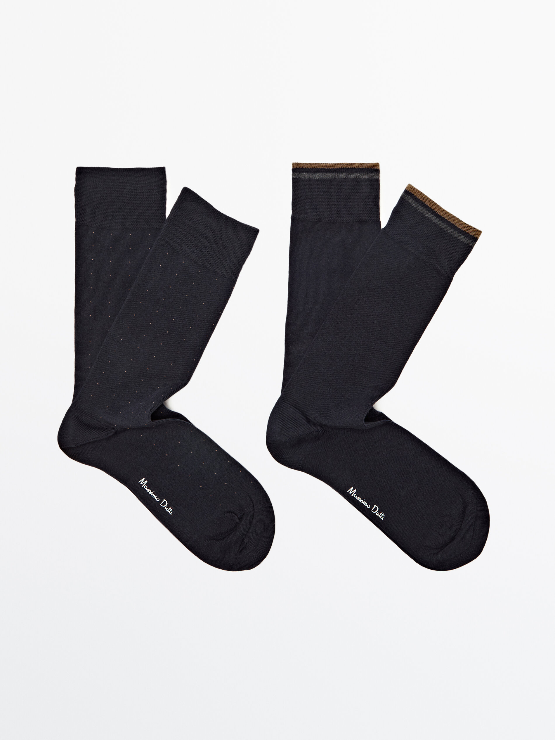 Pacote com 2 pares de meias - AZUL MARINHO