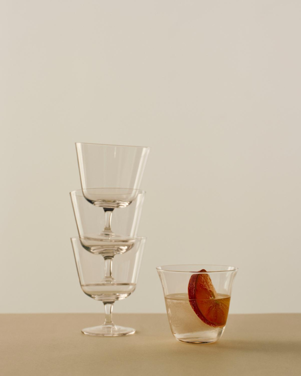 Hay Curve Stem glas set van 2