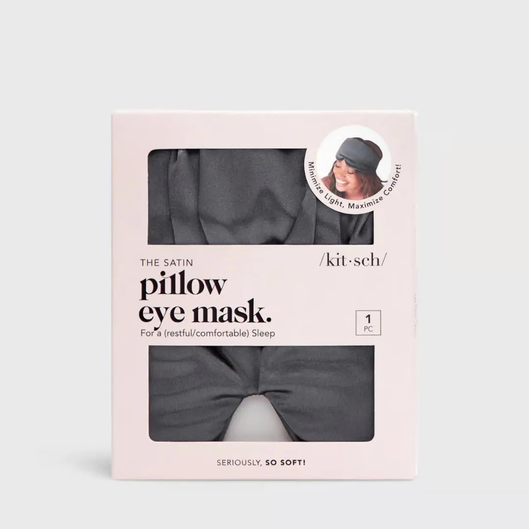 The Pillow Eye Mask Charcoal