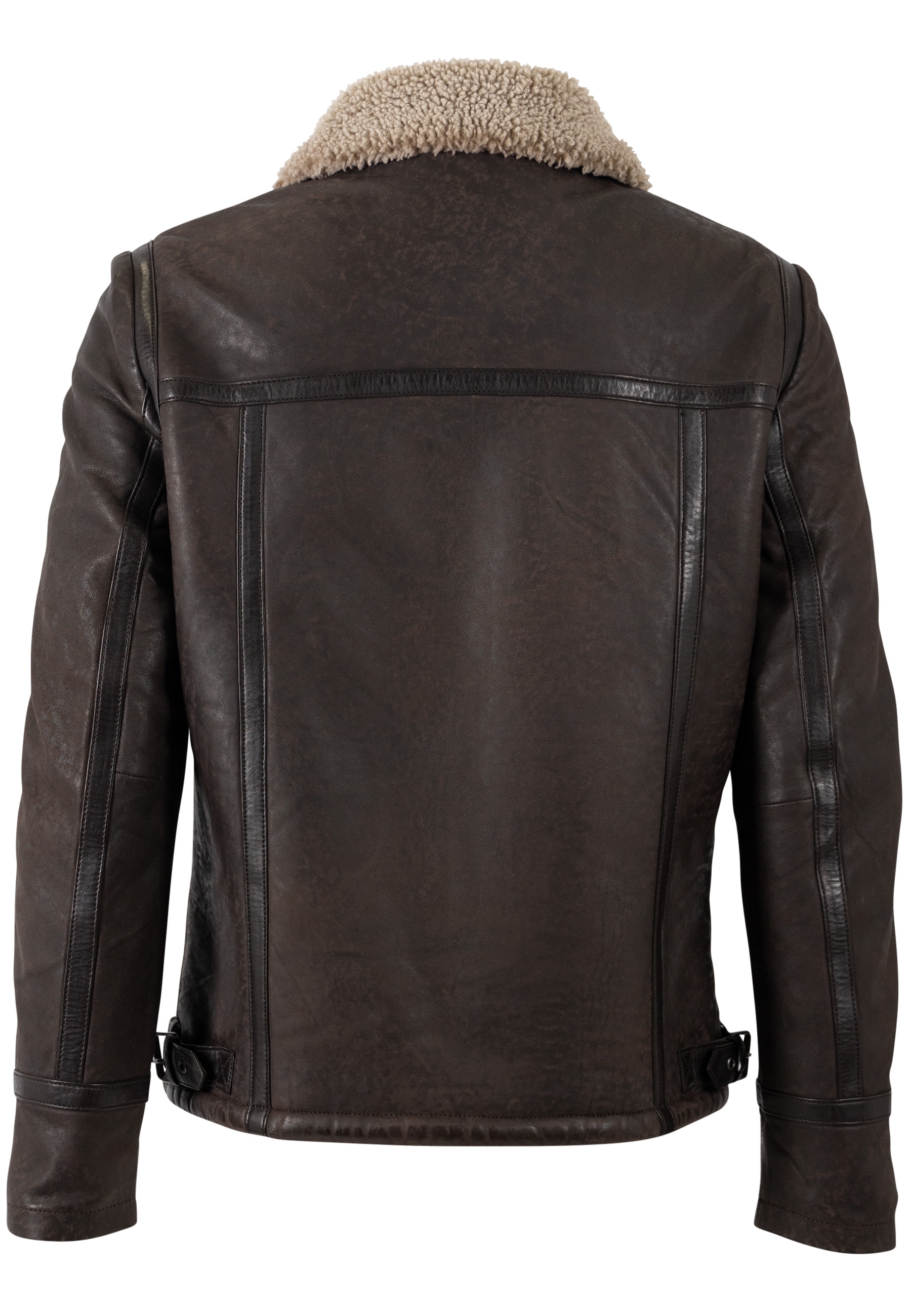 Mauritius Lederjacke »MMAlasko« mit Umlegekragen