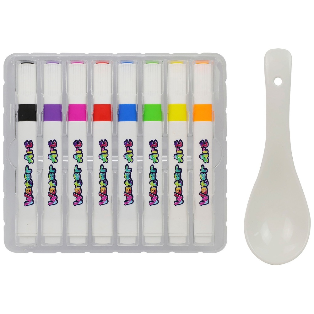 Wasserkunst-Set, 8er-Pack Wassermarker mit Löffel