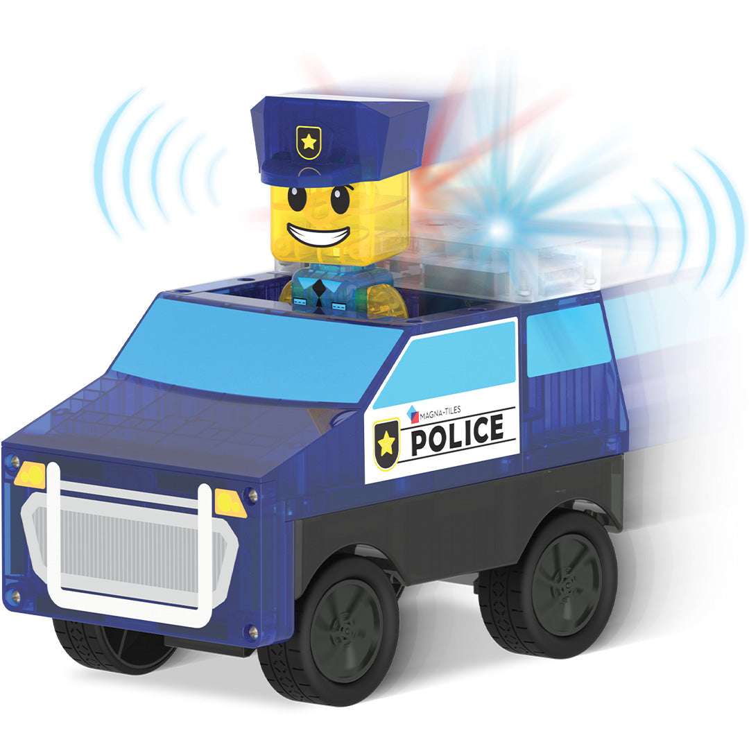 magna-tiles magnetische tegels police station - 35st