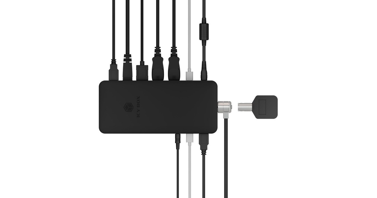 ICY BOXIB-DK2405-C dockingstation  (Zwart)