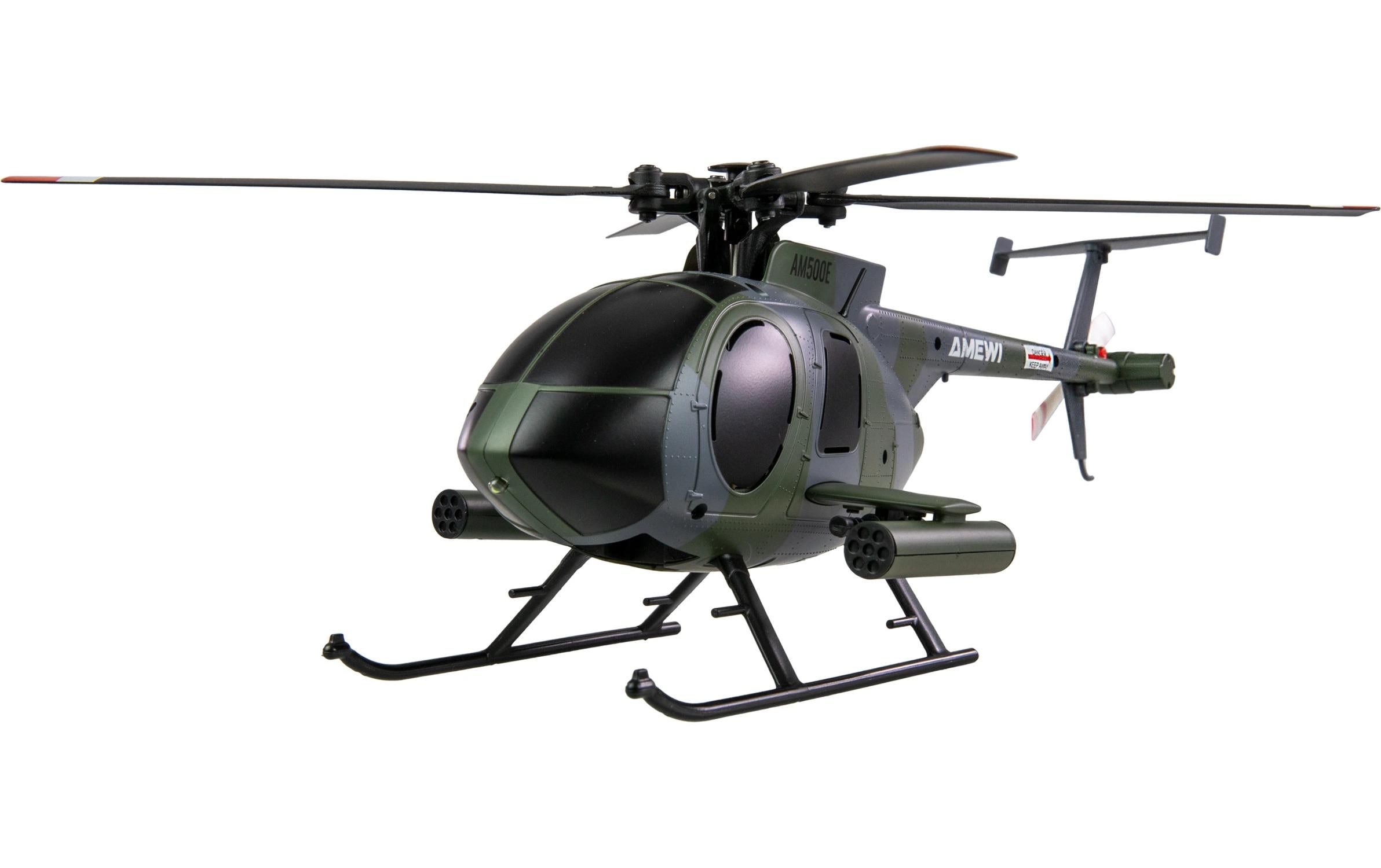 Helikopter Hughes MD500 Militär 4-Kanal 6G RTF<br>RC Helikopter mit Sechs-Achs-Gyroskop