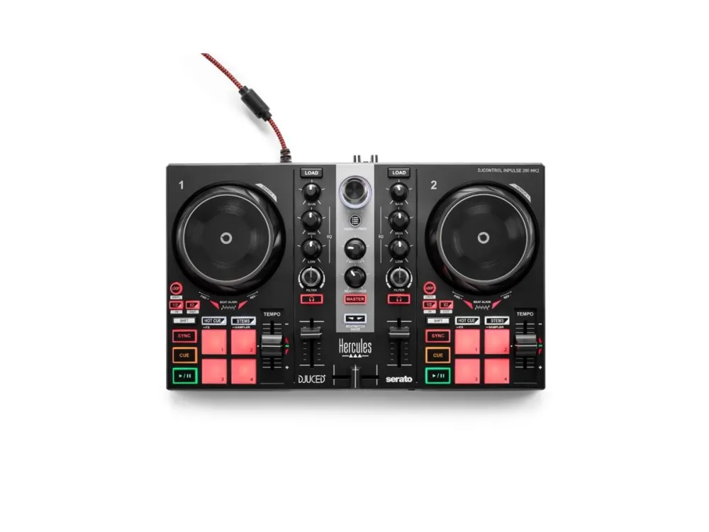 Hercules DJControl Inpulse 200 MK2 - DJLearning Kit MK2 - DJ controller - 2 kanaler
