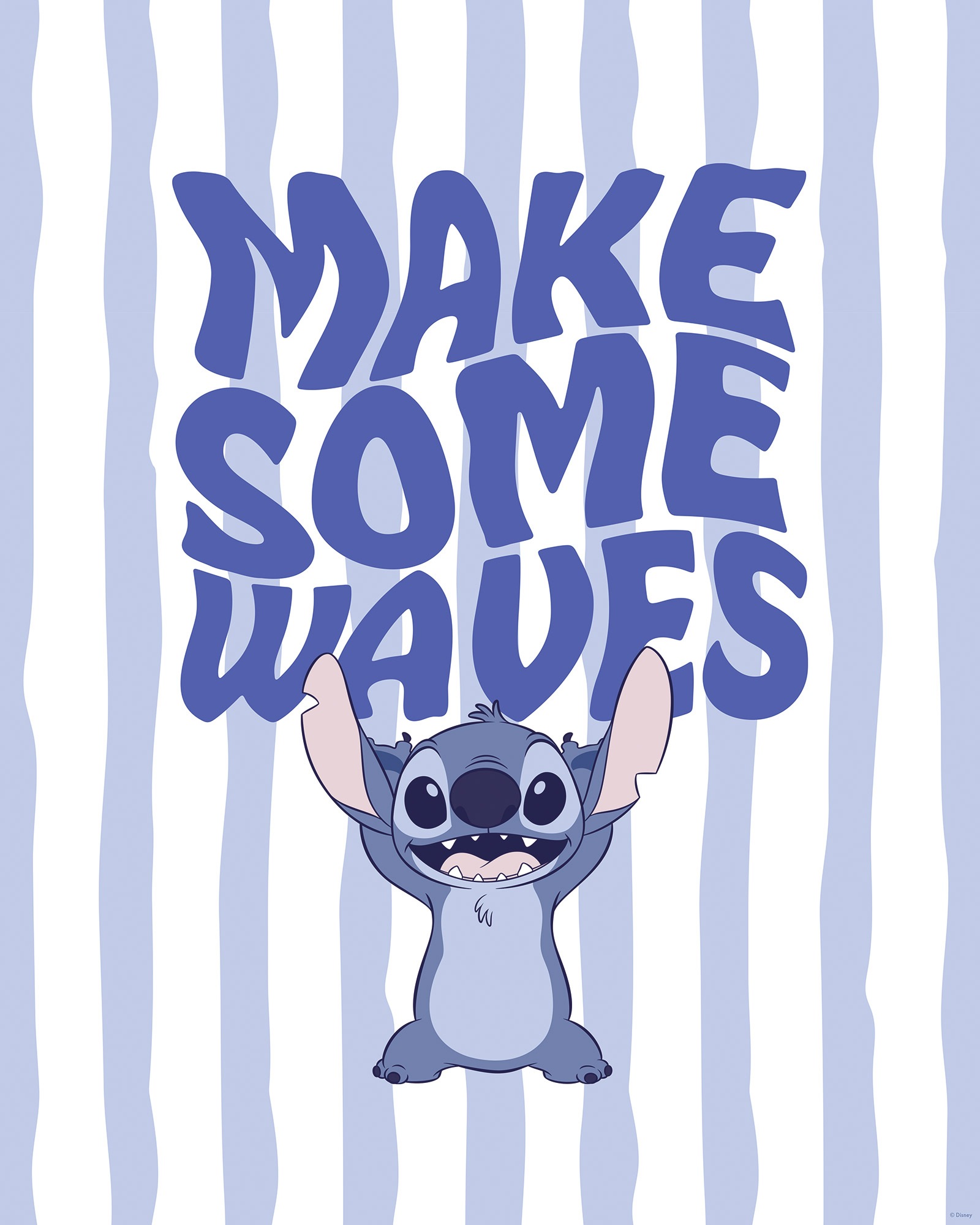 Komar Wandbild »Disney Lilo and Stitch Make Some Waves« Disney Set, 1 Stk. tlg. 40 x 50 cm (Breite x Höhe) - Kinderzimmer, Dekoration