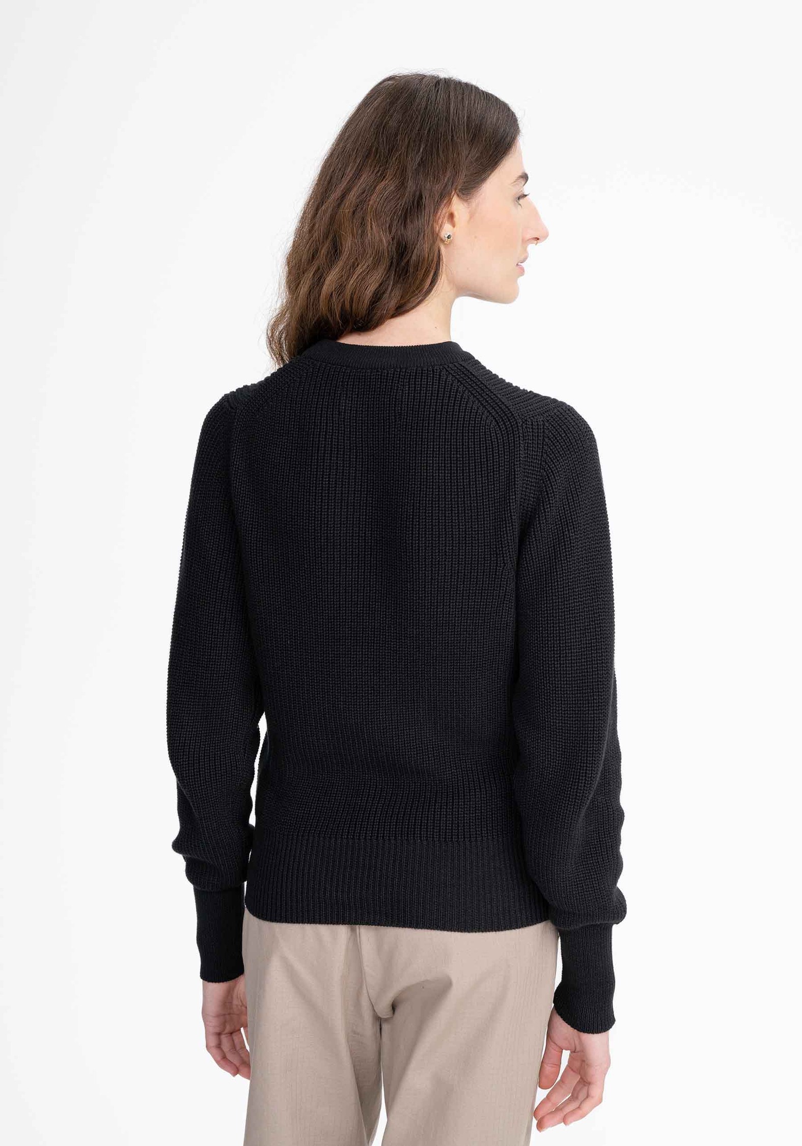 Mela Strickpullover Gauri Schwarz