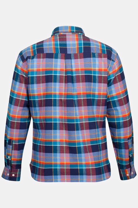 Karohemd, Langarm, Buttondown-Kragen, Modern Fit