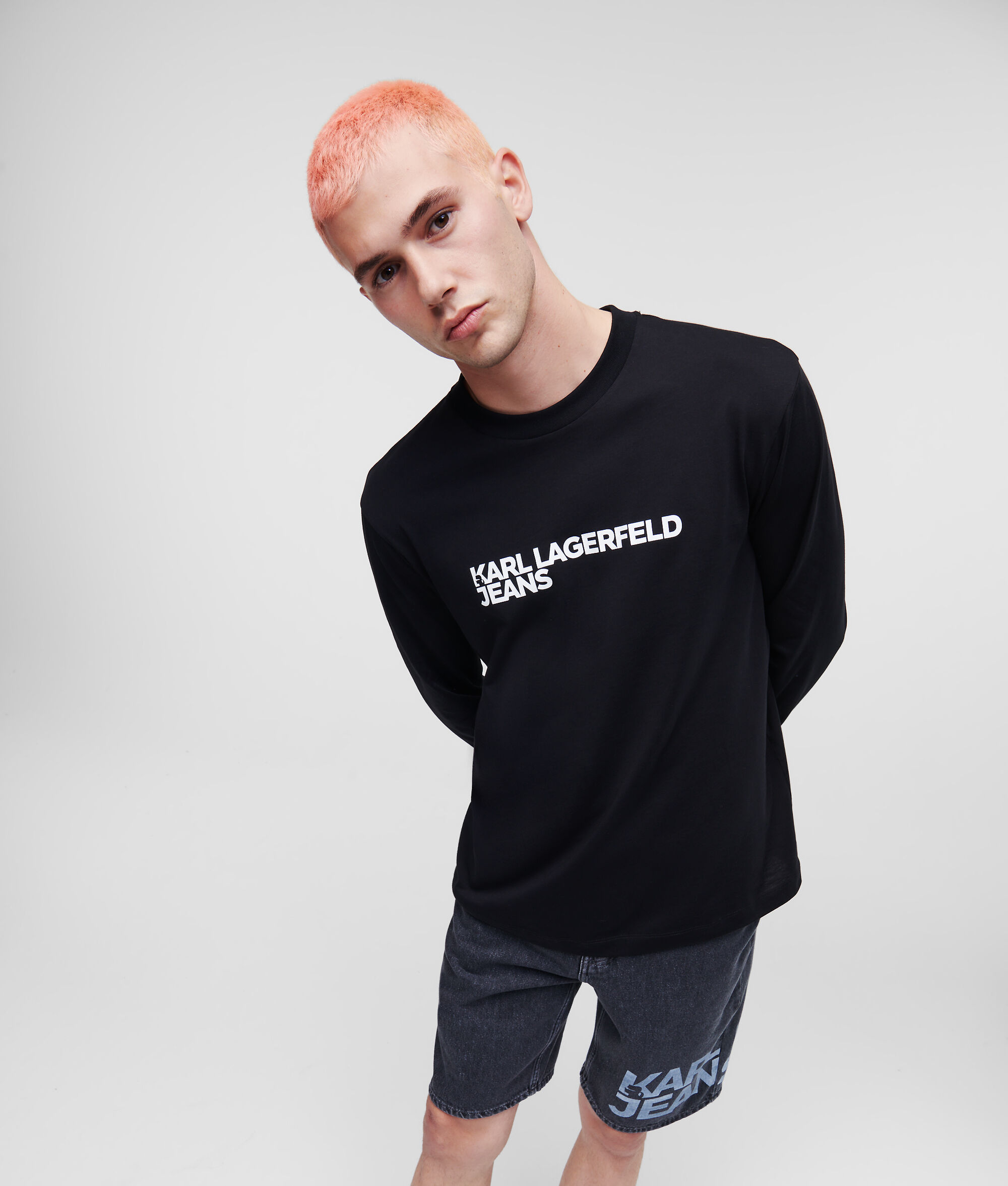 T-SHIRT MANCHES LONGUES AVEC LOGO KLJ