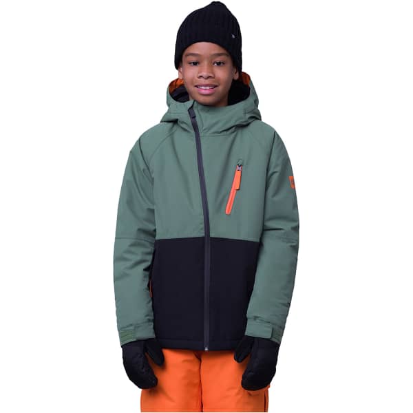 Veste snowboard 686 BOYS HYDRA INSULATED JACKET CYPRESS GREEN COLORBLOCK