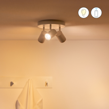 WiZ Connected LED spot GU10 50W 2 stuks kleur licht dimbaar