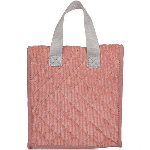 Mama memo poppen voedingsset - corduroy roze
