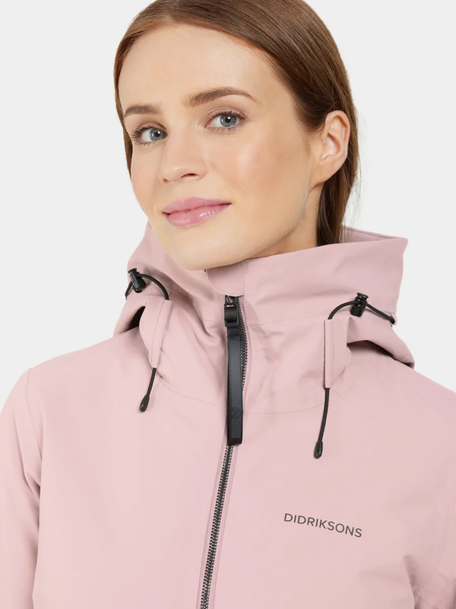 Didriksons Women's Helle Parka 5 Oyster Lilac