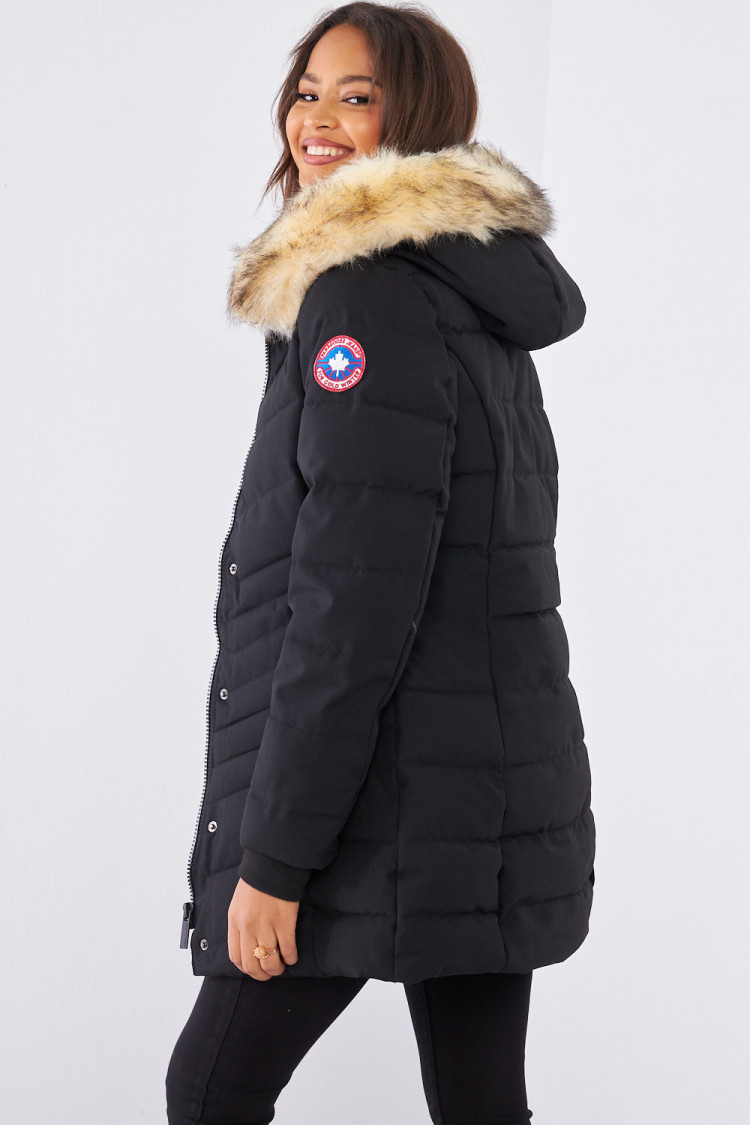 Parka noire ginette / Paragoose
