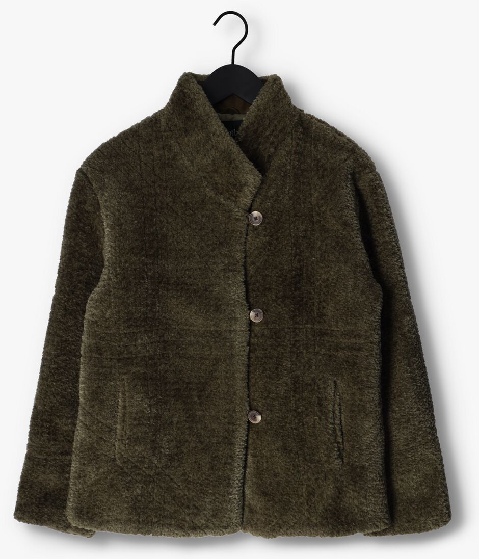ANOTHER LABEL groene another label teddy jas ava jacket