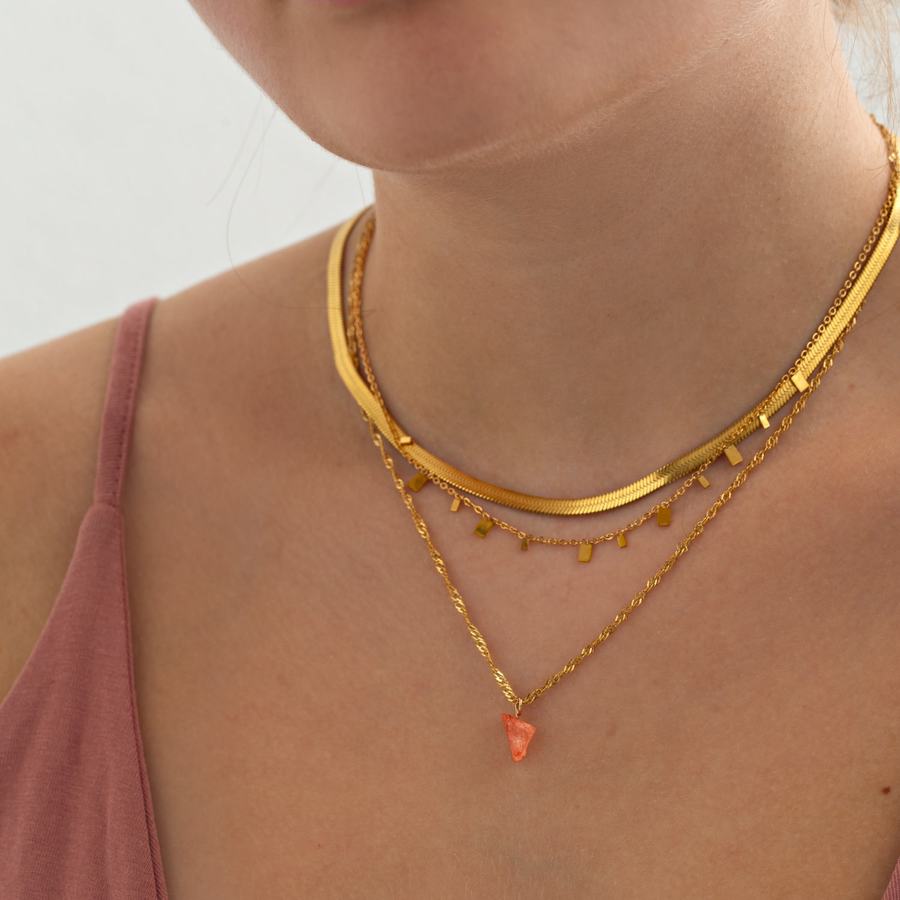 Timi Of Sweden Isolde Carnelian Necklace
