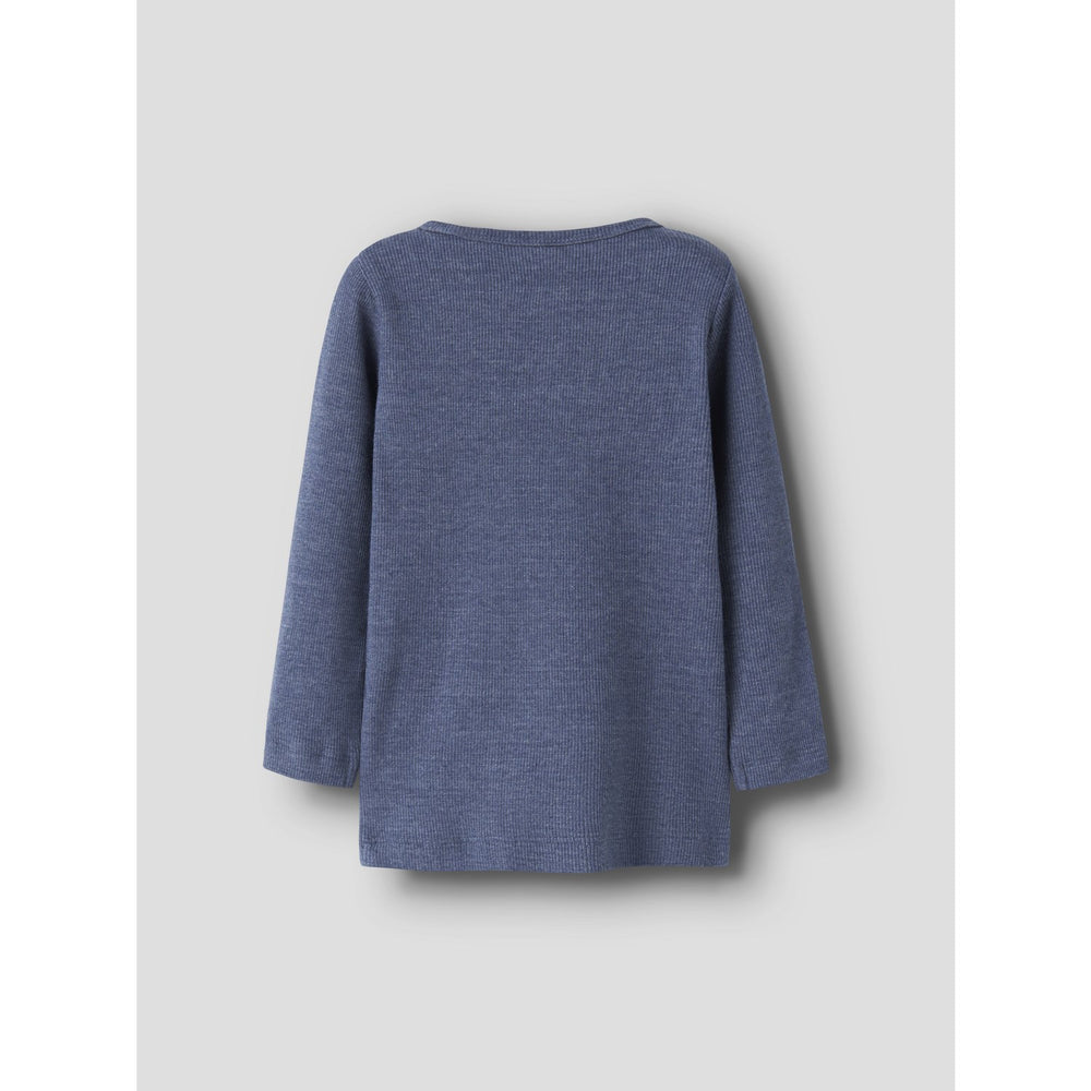 Køb Name It Vintage Indigo Melange Nmmkab Ls Top Noos